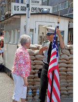 See Checkpoint Charlie while exploring Berlin